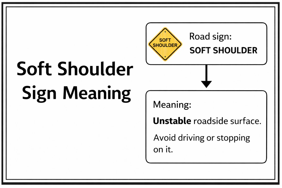 soft shoulder sign meaning