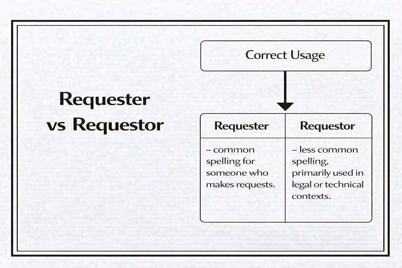 Requester vs Requestor