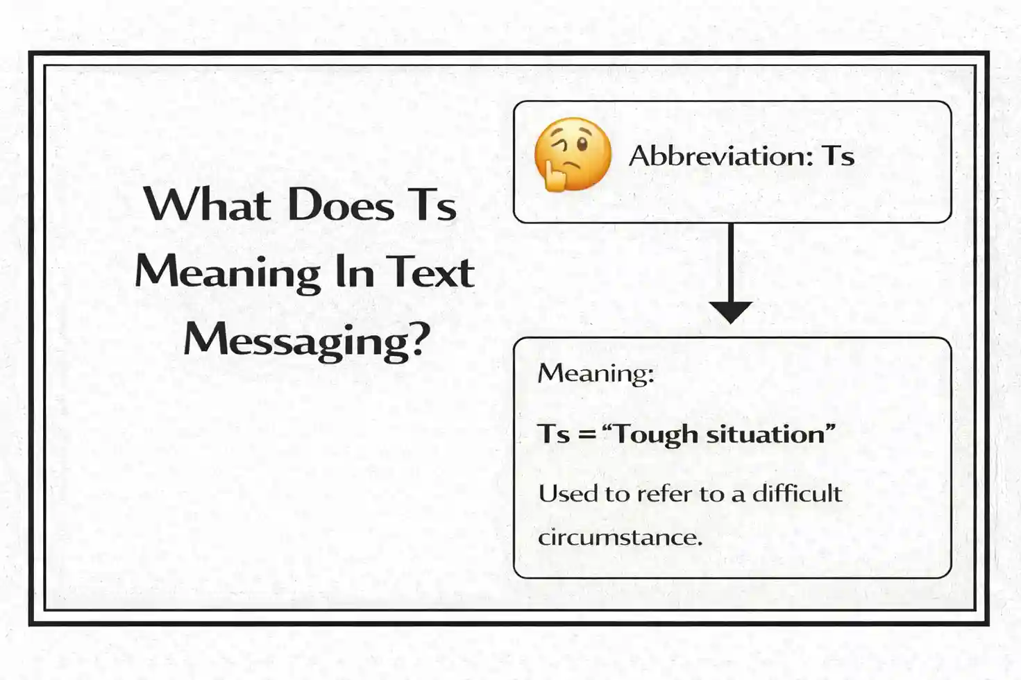 What Does Ts Meaning In Text Messaging